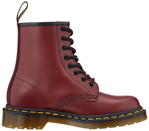 Dr. Martens, 1460 Original 8-Eye Leather Boot for Men and Women, Cherry Red Smooth, 14 US Women/13 US Men - Image 7