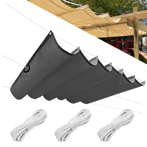 Toldo retráctil de HDPE para protección