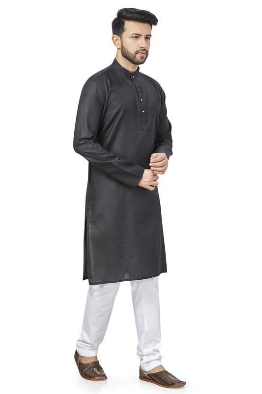 Be Active Men's Cotton Regular Shirt (N2-Rfsk0001-Set_Black