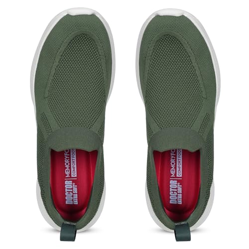 Image of DOCTOR EXTRA SOFT Men's Sports Shoes with Memory Foam Cushioned Insole|Running Walking Gym Training Jogging Athletics|Comfortable & Stylish|Casual & Lightweight|Slipon Sneaker Gent's & Boy's ART-2008