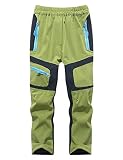 LAPLBEKE Kinder Jungen Trekking Hose Schnelltrockend Leicht Sport Wanderhose Mädchen Trekkinghose 140 146
