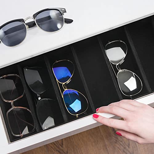 image for J JACKCUBE DESIGN JackCubeDesign Leather 7 Compartments Eyeglass Displ