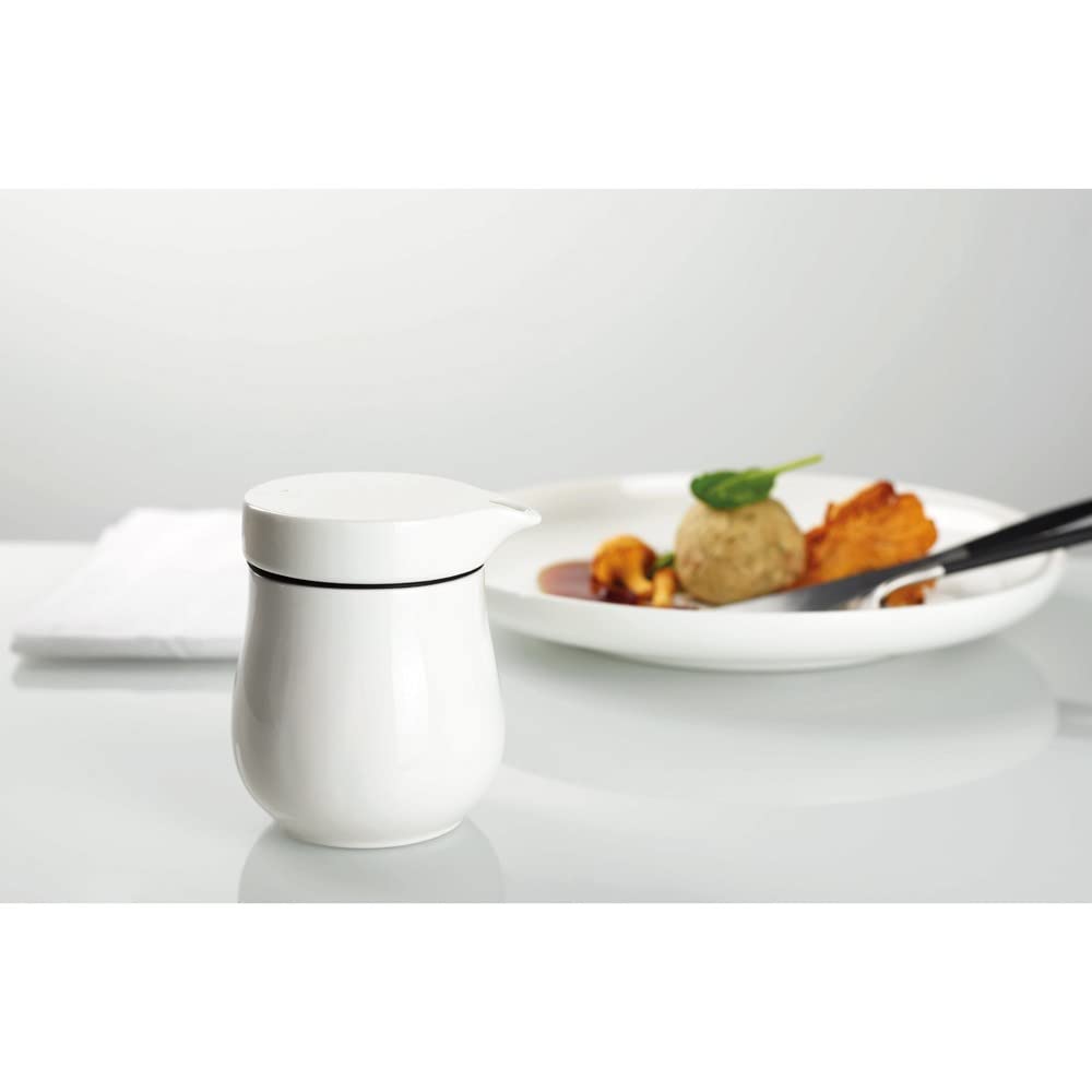 ASA 19043013 Sauciere mit Deckel, Porzellan, 10cm