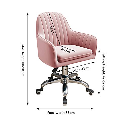 Chaise de bureau ergonomique velours pour soulager le mal de dos - 4