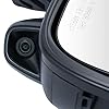 TRQ Right Mirror without Heat with Side View Camera Passenger Side Compatible with 2014-2015 Honda Civic HO1321300 #5