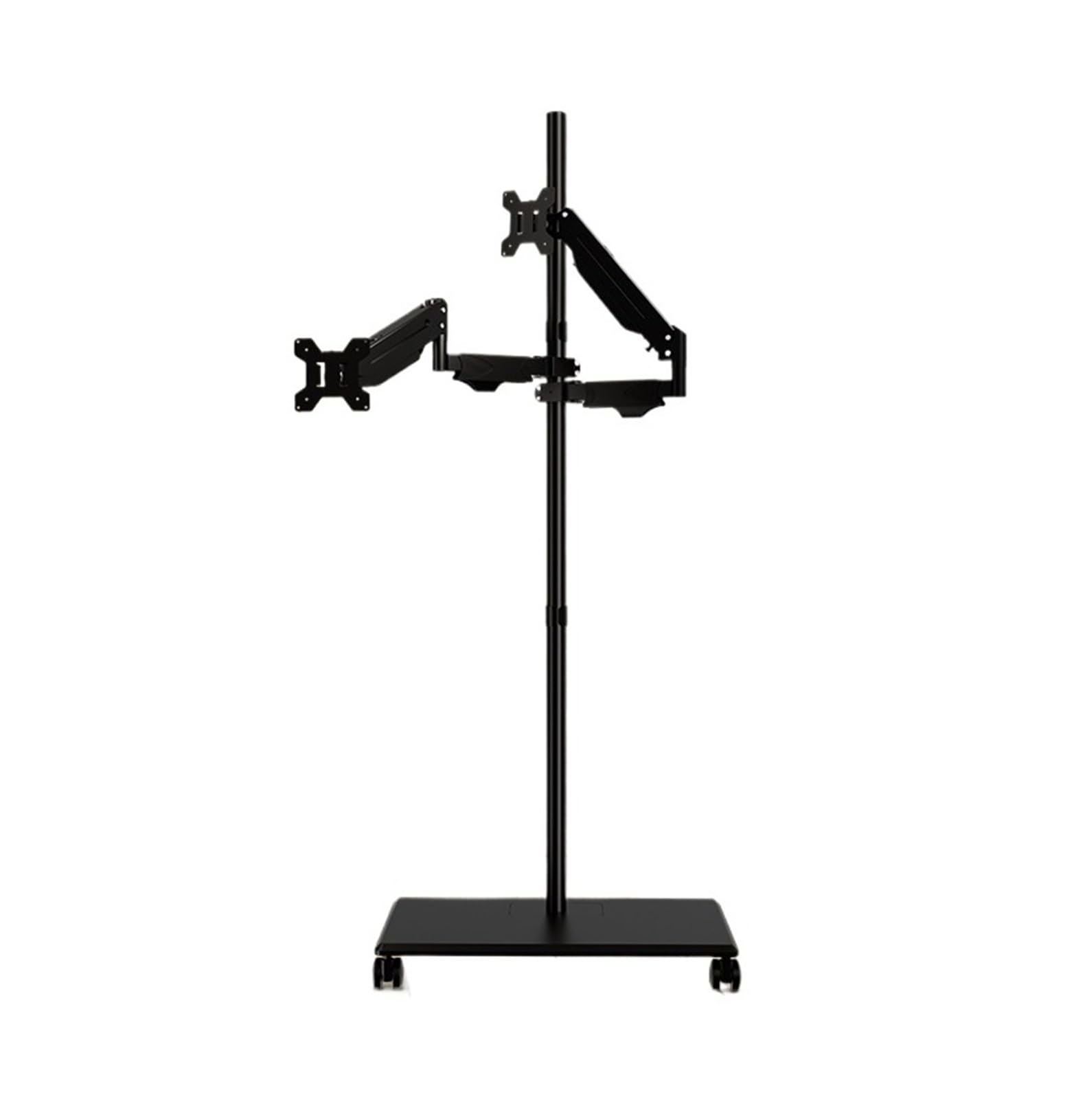 Ikpgbzxm One Color Floor-Standing Monitor Stand With Pneumatic Cantilever, Height Adjustable(Dualairpressurearmfloor)