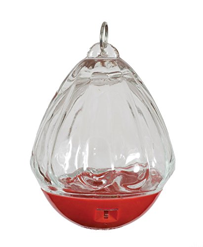Perky-Pet 447-12 Round 10-Ounce Glass Hummingbird Feeder