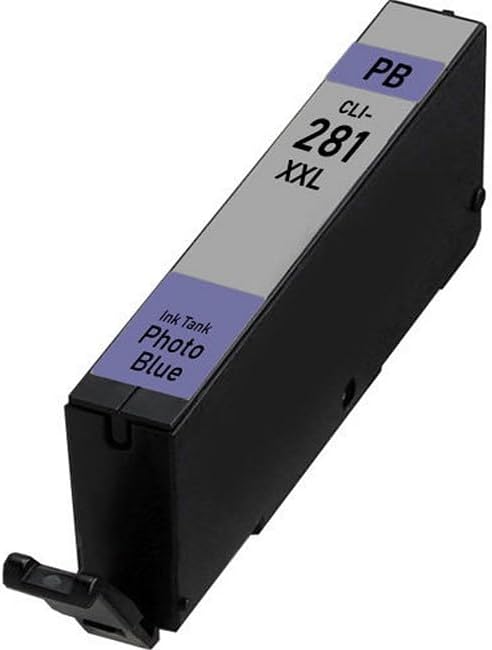 Miniatura 2 de Repuesto compatible para Canon PIXMA TS-8120822083209120 Photo Blue de inyección de tinta de súper alto rendimiento (0.4 fl oz) (CLI-281XXLPB)