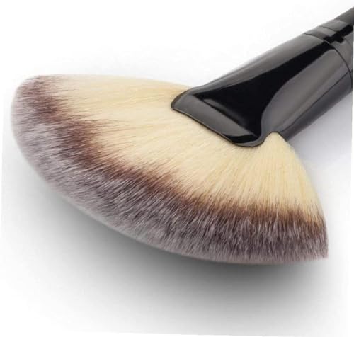 Black Big Big Fan Top Brush Makeup Tools Fan ConConcealer Powder Blush Nose Wipe Brush Makeup Tool and Other Accessories Face Brushes