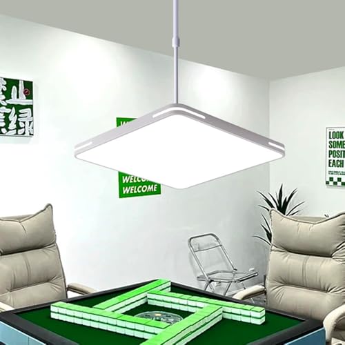 Lámpara colgante blanca de 3 colores para sala de ajedrez y comedor