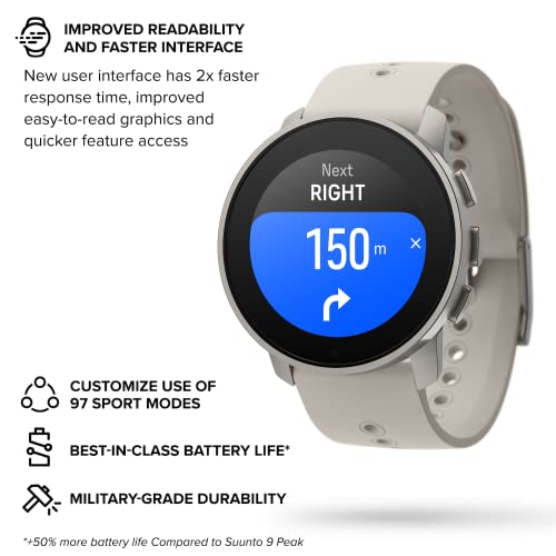 SUUNTO 9 Peak and Peak Pro Sports GPS Watch for Demanding, Performance Driven Athletes and Adventurers