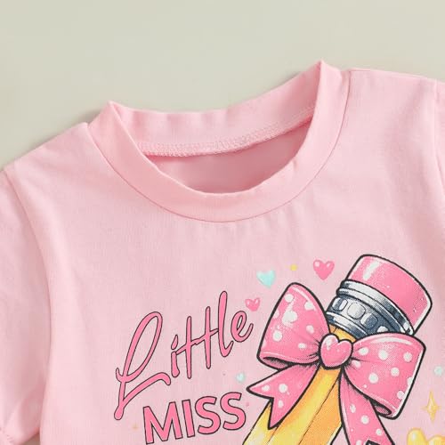 Toddler Boys Girls First Day of Pre-K Shirt Short Sleeve Pre-Kindergarten Back to School Shirt Preschool T-Shirt 2-5T3