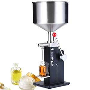 Manual Paste Liquid Filling Machine, Adjustable 5-50ml Bottle Filler A03