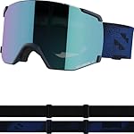Salomon S/View Gafas de Esquí Snowboard para Unise...: Máscara minimalista que a la visión en cualquier condición Esta montura minimalista y moderna se ha diseñado para disfrutar de un campo visual amplio sin renunciar al estilo La lente multicapa que reduce los deslumbramientos se traduce en no tener qu...