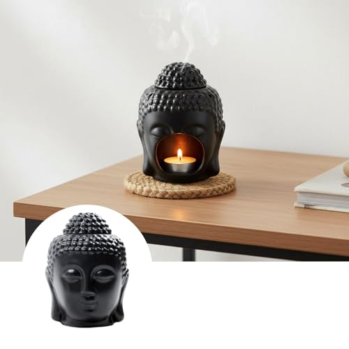 Difusor aromático eléctrico cerámico Buddha Head miniatura 3