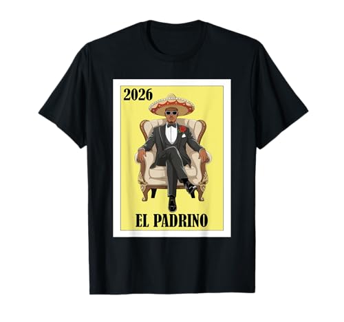 Funny Mexican Baptism Padrino Proposal 2026 T-Shirt