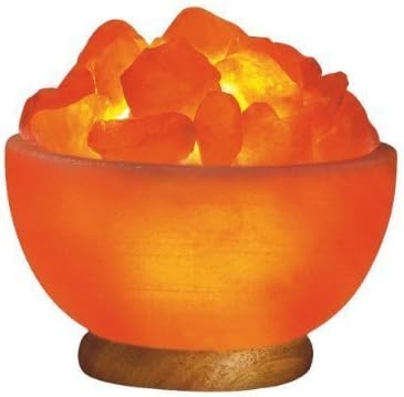 Salt Lamp Fire Bowl by Pakistan Rock Salt
