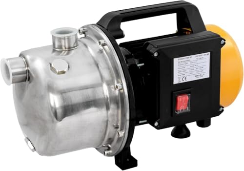 ESPA LEADER Bomba de Superficie ZONDA 130S M, 1300 W, Caudal Máx 4.800 l/h, Altura 50 m, para Bombeo de Aguas Limpias, Riego por Apersión, Goteo y Equipos de Presión, Acero Inoxidable