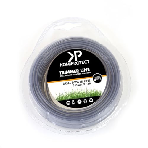 Komiprotect® Filo Per Decespugliatore Quadrato - Filo Per Decespugliatore Power Line Robusto E Durevole(2.65 Mm X 31 Mt)