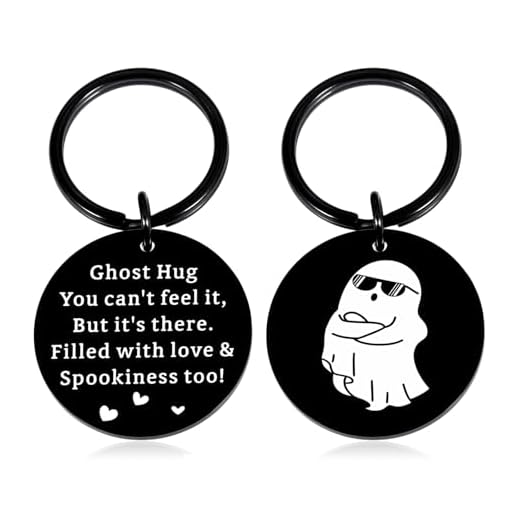 Chaveiro de Halloween Boo Baskets, presentes assustadores fofos para mulheres, homens, chaveiro fantasma assustador cesta para ele casal amigos, namorado engraçado namorada esposa aniversário Dia dos