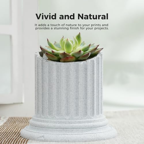 Image of Creality Hyper PLA RFID Marble Filament 1.75mm 1KG, Realistic Stone-Like PLA 3D Printer Filament with RFID, High Speed 30-600mm /s, Natural Marble Texture Filament for Most 3D Printers