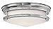 Hinkley 3302CM-LED Restoration LED Flush Mount from Hadley Collection in Chrome Finish, See Image