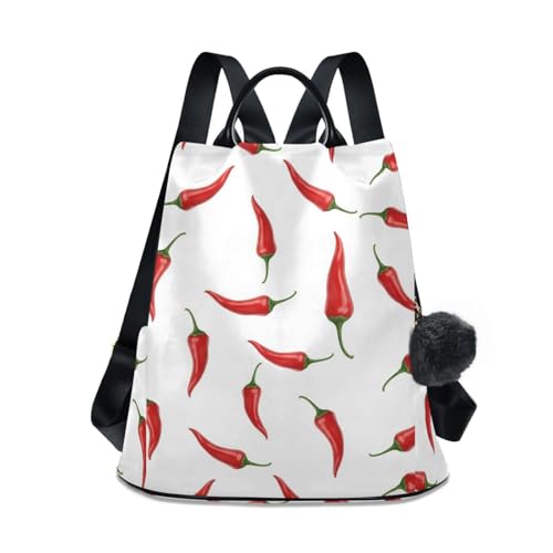 Sac à dos tendance femme Red Chili : protégez vos affaires avec la fermeture éclair dans le dos