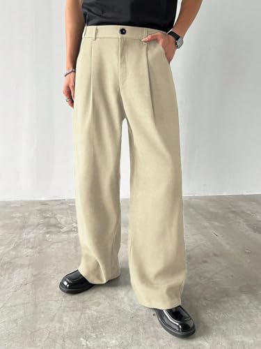 Image of Trillion Mens Formal Pant| Stylish High-Waist Straight Pant for Men