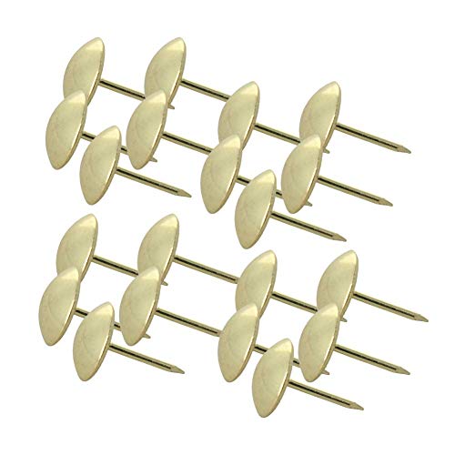 �J�[�y�b�g�p�e�C 14mm ���a 20mm ���� �A���e�B�[�N ���E���h�e�w�v�b�V���s�� �Ƌ� �\�t�@ �w�b�h�{�[�h�p �S�[���h�g�[�� 20��(Gold Tone)