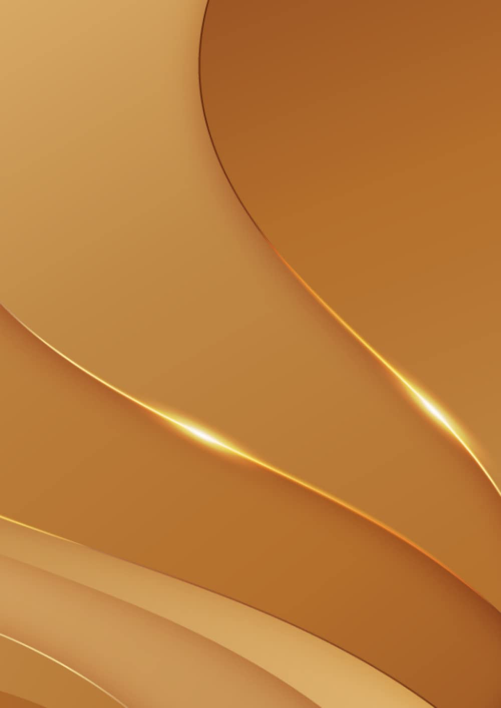 Notebook: gold notebook journal, a4 notebook, college ruled composition notebook, 120 pages