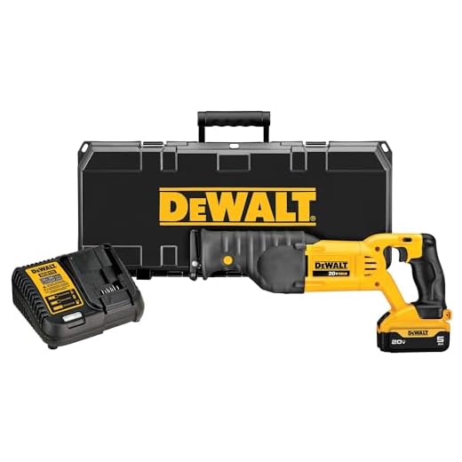 DEWALT 20V MAX* Cordless Reciprocating Saw Kit (DCS380P1)