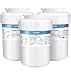 JETERY NSF/ANSI-42 Certified GE MWF Refrigerator Water Filter Replacement, Smartwater Fridge Cartridge Compatible for GE MWFA, MWFP, GWF, GWFA, GWF06, 46-9991, Pack of 3