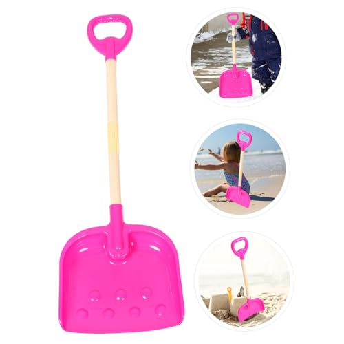 Supvox Junge Mädchen Schneeschaufel Aus Kunststoff Interlockendes Design Leicht Und Tragbar Für Strand Und Schnee Rosa Langlebig Für Kreatives Spielen Im Freien