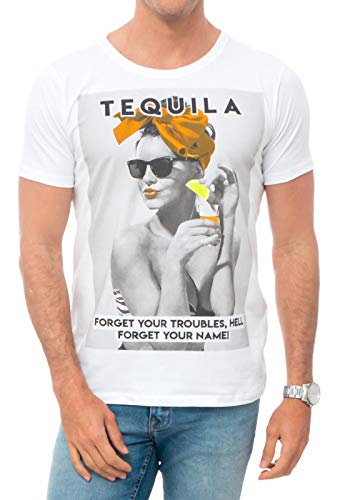 Red Feather Camiseta Forget Your Name Masculino, P, Branco