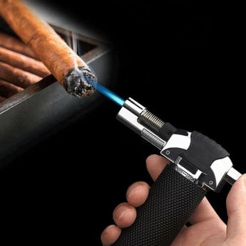 T8PRO Blow Torch|Butane Torch|Heat Gun|Kitchen Gadgets|Lighter|Refillable Butane Gas Torch Lighter with Safety Lock|Welding Soldering Plumbing MasterChef Cooking BBQ and Baking Tool