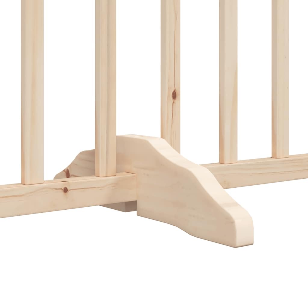 vidaXL Hundegitter mit Tür Faltbar 6 Paneele 300 cm Massivholz Tanne