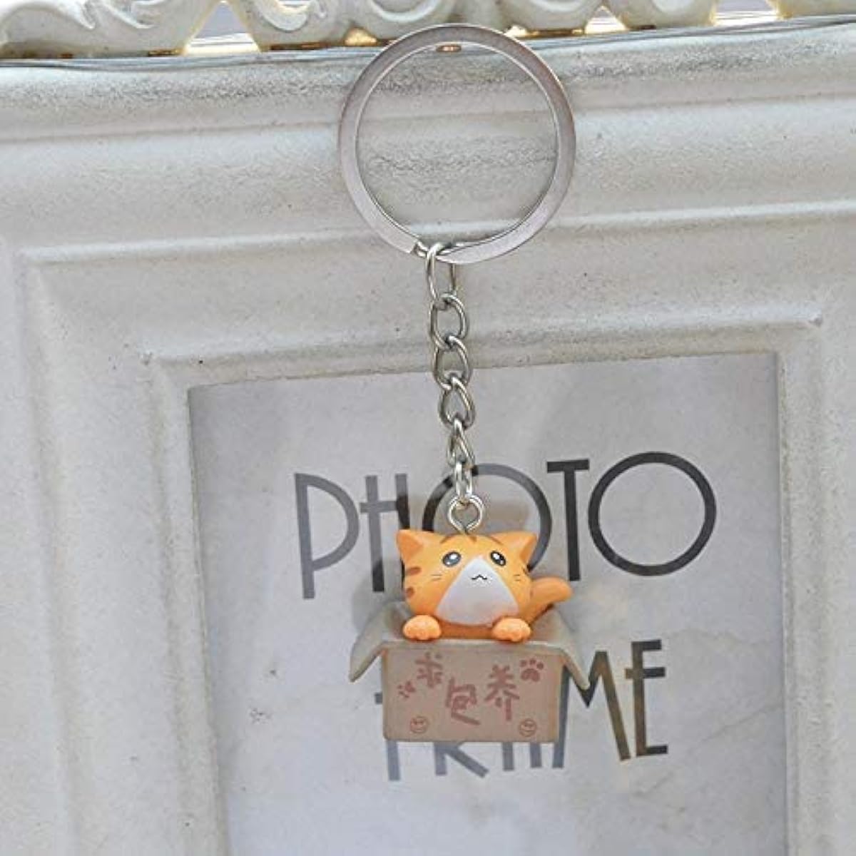 取寄せ発送品 時計収納ボックス キーチェーンかわいいリトルボックス猫のキーチェーン女性男性カワイイ子猫車キーホルダーファッションレターキーリングアニマルジュエリーデート Color Yellow ジュエリー 正規取扱店 Www Littleshopp Com