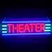 Theater Neon Sign Movie Posters Sign Movie Theater Wall Art Sign Movie Night Decorations Acrylic Neon Light For Dorm Bedroom Home Theater Gifts For Men&Woman(USB Sign)