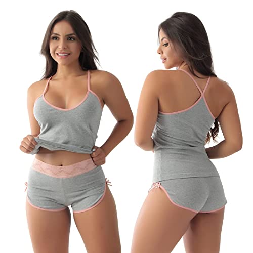 Baby Doll Paris Kit 5 Algodão Liso