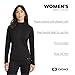 OGIO Women's Radius Full Zip | Lightweight Workout Jacket, Moisture Wicking Zip Up for Exercise, Casual Wear & Travel, Blacktop, Large