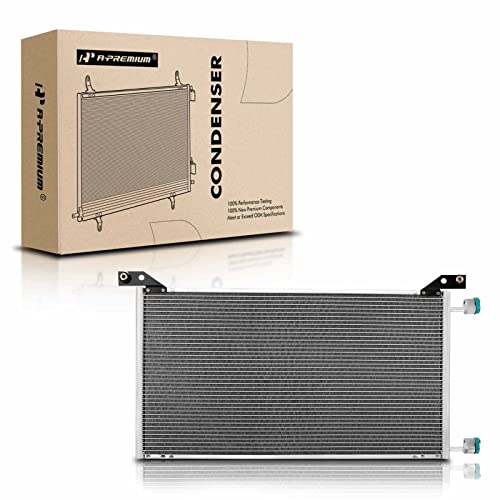 A-Premium Air Conditioning A/C Condenser Compatible with Cadillac Escalade ESV & Chevrolet Silverado...