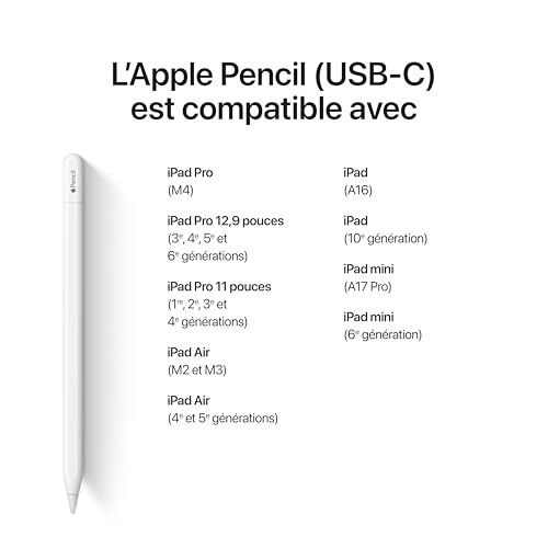 Apple Pencil USB C MUWA3ZMA - vue 8
