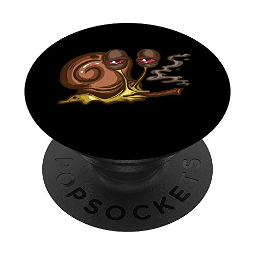 Slow Puffer Weed Pot cadeau avec marijuana PopSockets PopGrip Interchangeable