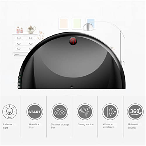 Aspirateur robot sans fil intelligent 2 en 1 avec fonctions balayage sec et humide