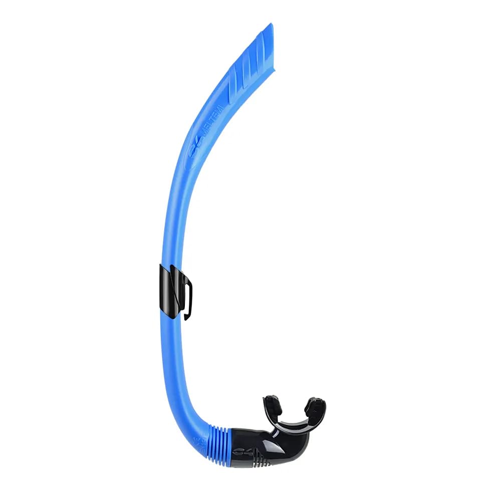 C4 Snorkel - Tubo de snorkel modelo Meeltemi y Sciroocco, boquilla flotante de silicona hipoalergénica y anatómica