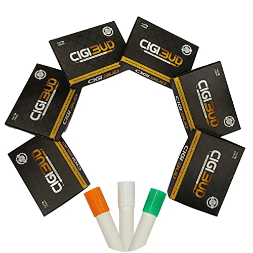Image of Cigibud filters |Nanoclean Technology Reusable anti smoking filters|stoptar filters|filters to quit smoking|tar reduction filters|smoking accessories|Reduce tar and smoke|As Seen on Shark Tank - Combo of Orange Color - Pack of 3 - 90 Filters, White Color - Pack of 2 - 60 Filters, Green Color - Pack of 1 - 30 Filters