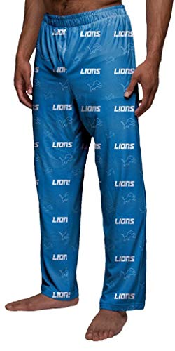 FOCO Detroit Lions Men's Scatter Pattern Pajama Lounge Multi Color Pants2