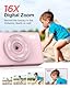 48MP Digitalkamera Kinder Fotokamera: 64GB Anti-Shake Kinderkamera Foto Vlogging Fotoapparat für YouTube 16X Digital Zoom Appareil Foto Serienaufnahme Selfie Kompaktkamera für Fotografie