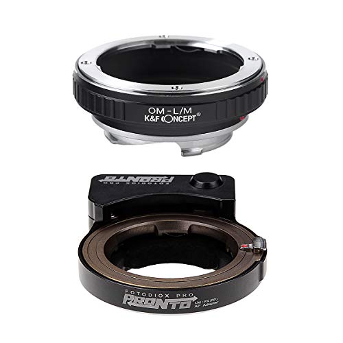 Fotodiox LM-FXRF-PRN + K&F Concept KF-OMM (オリンパスOMレンズ用) マウントアダプター セット