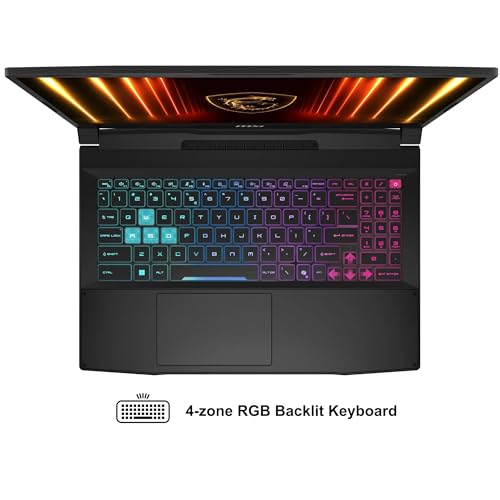Image of msi Katana 15 HX Gaming Laptop 15.6 inch QHD 165Hz 100% DCI-P3 Intel 16-core i7-14650HX (>i9-12900H) 32GB DDR5 2TB SSD GeForce RTX 5070 DLSS4 (Up to 798 AI Tops) RGB Backlit Type-C Win11Pro ICP Acc